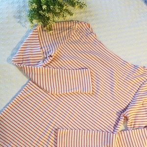 Red & White Stripe GAP Boatneck Shirt